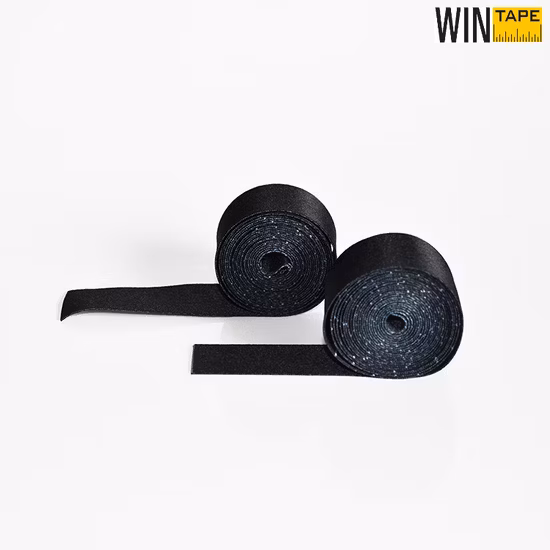 Soft Cool Black Polyester Ribbon Custom Measuring Band