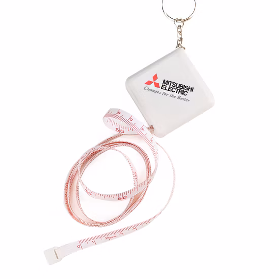 1.5m Plastic Mini Square Retractable Measuring Tape