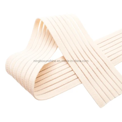 Hochwertiger breiter Gürtel aus Fischseide, elastisches Band, Polyesterstreifen, transparentes elastisches Gurtband